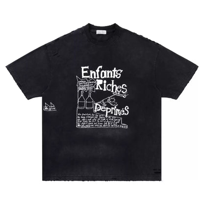 ENFANT RICHE DEPRIME WASTED T-SHIRT