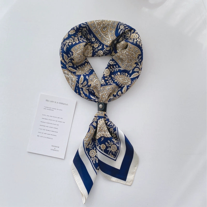 NUBI Square Silk Scarf