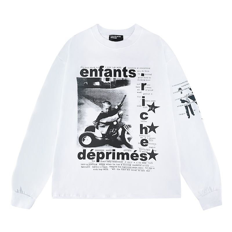 ENFANT RICHE DEPRIME L/S TEE
