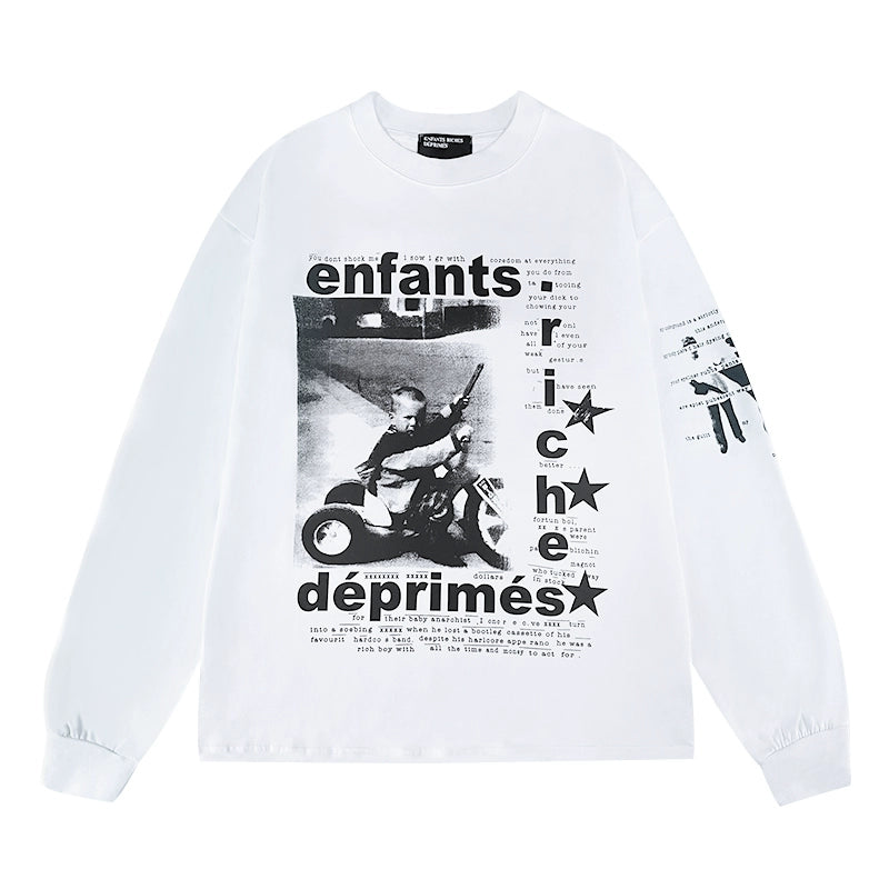 ENFANT RICHE DEPRIME L/S TEE