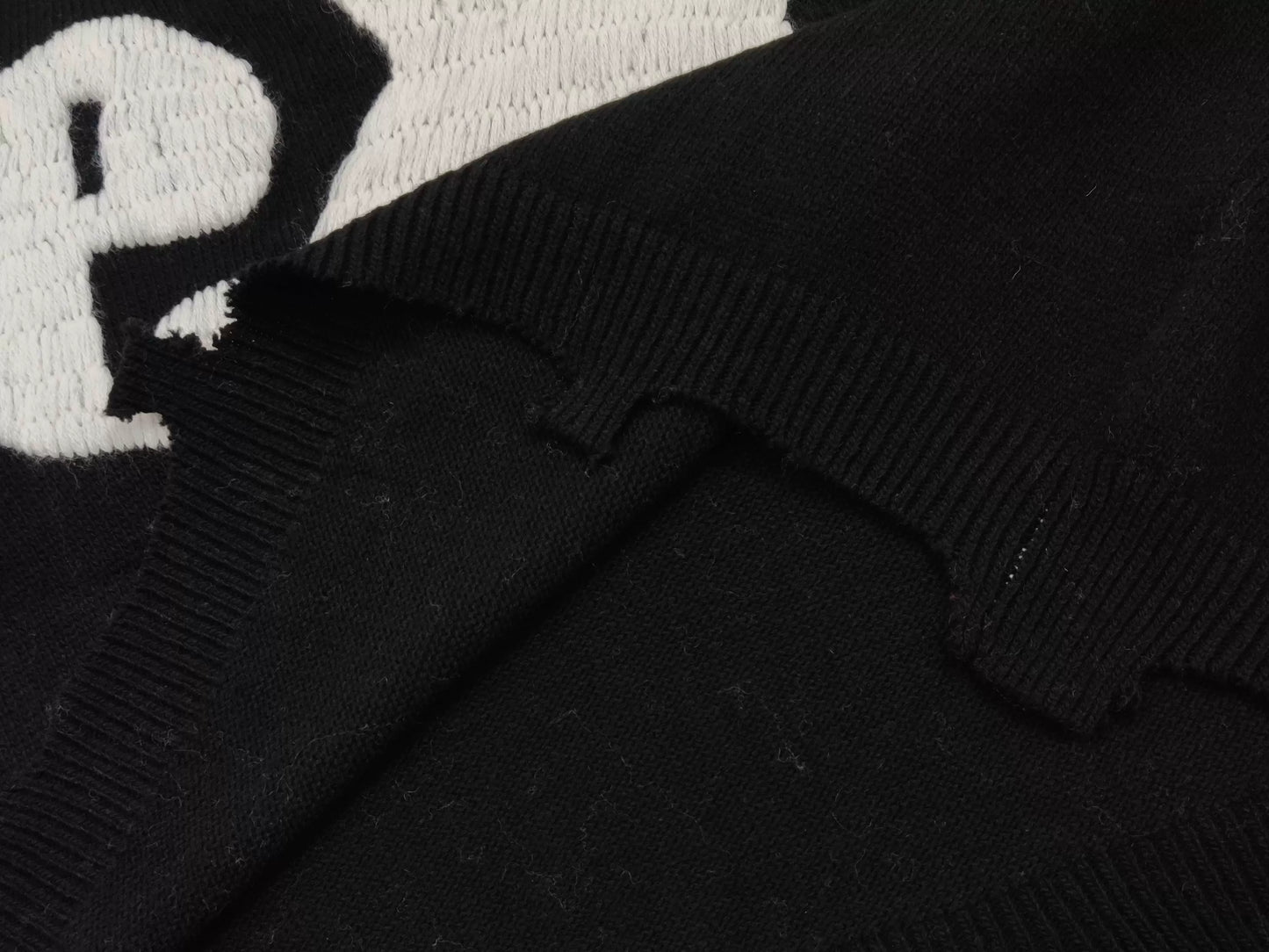 SAINT MICHEAL I AM A SEX PISTOL WOOL SWEATER