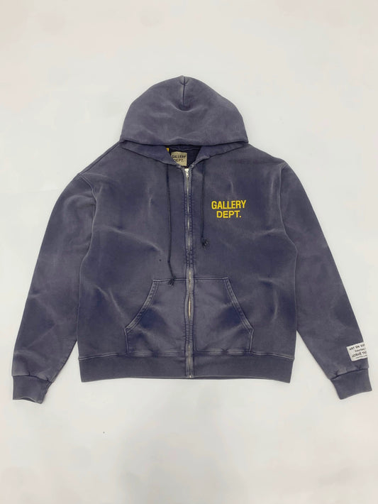 GALLERY DEPT FRENCH ZIP HOODIE [Navy]