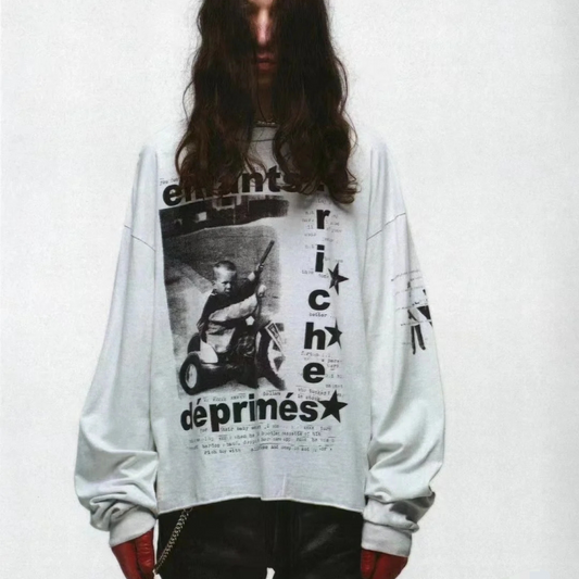 ENFANT RICHE DEPRIME L/S TEE