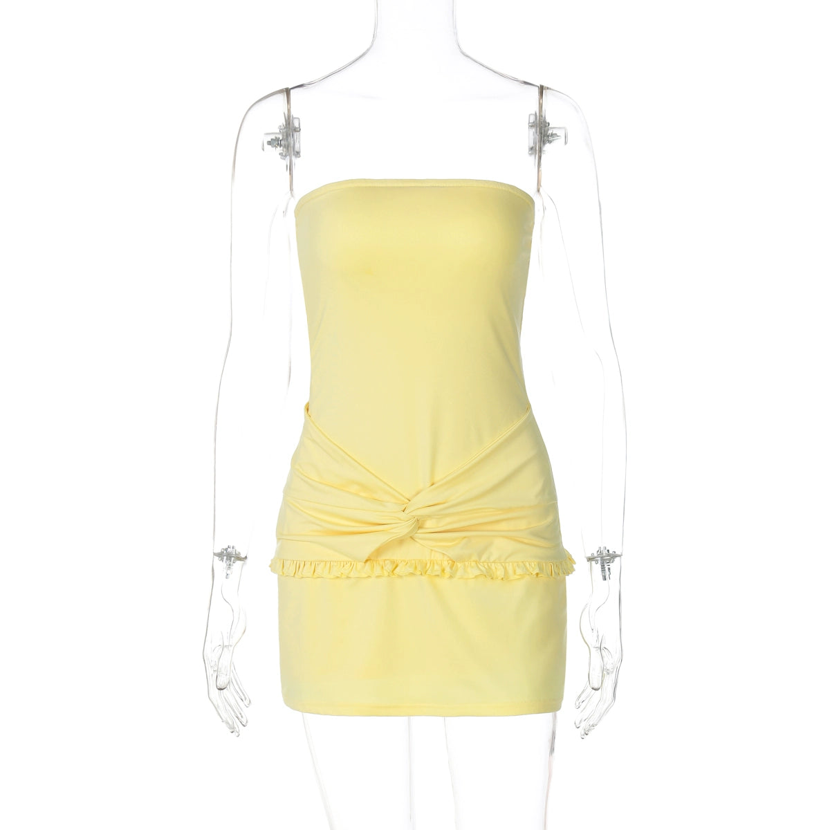 THE 'Leslie' Elegant Off-Shoulder Bodycon Mini Dress