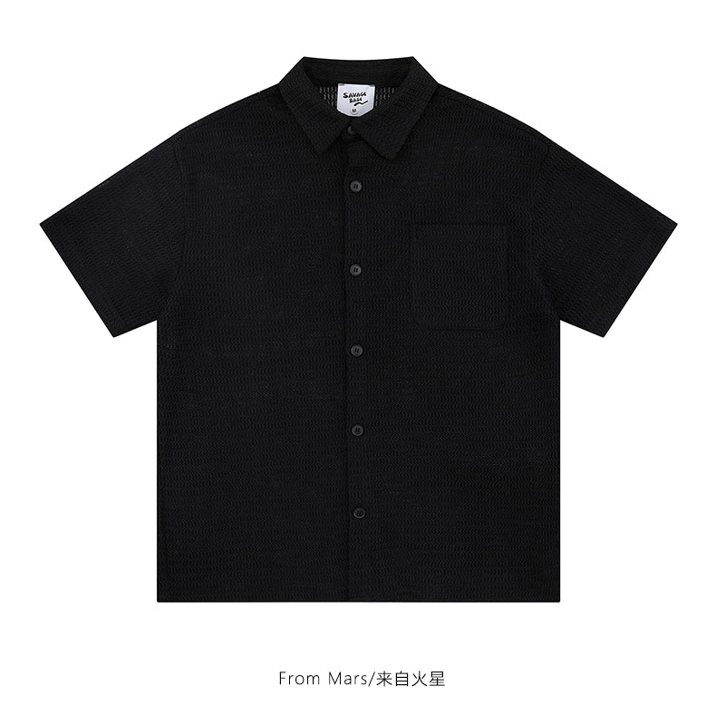 NUBI 'Dwelt' Summer Solid S/S Shirts