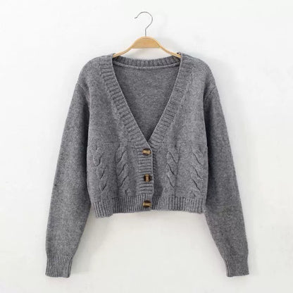 Button Knitwear Cardigan Sweaters