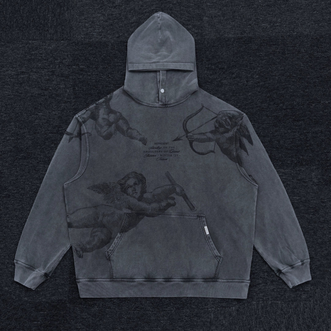 REPRESENT ANGEL CHERUB WASHED HOODIE