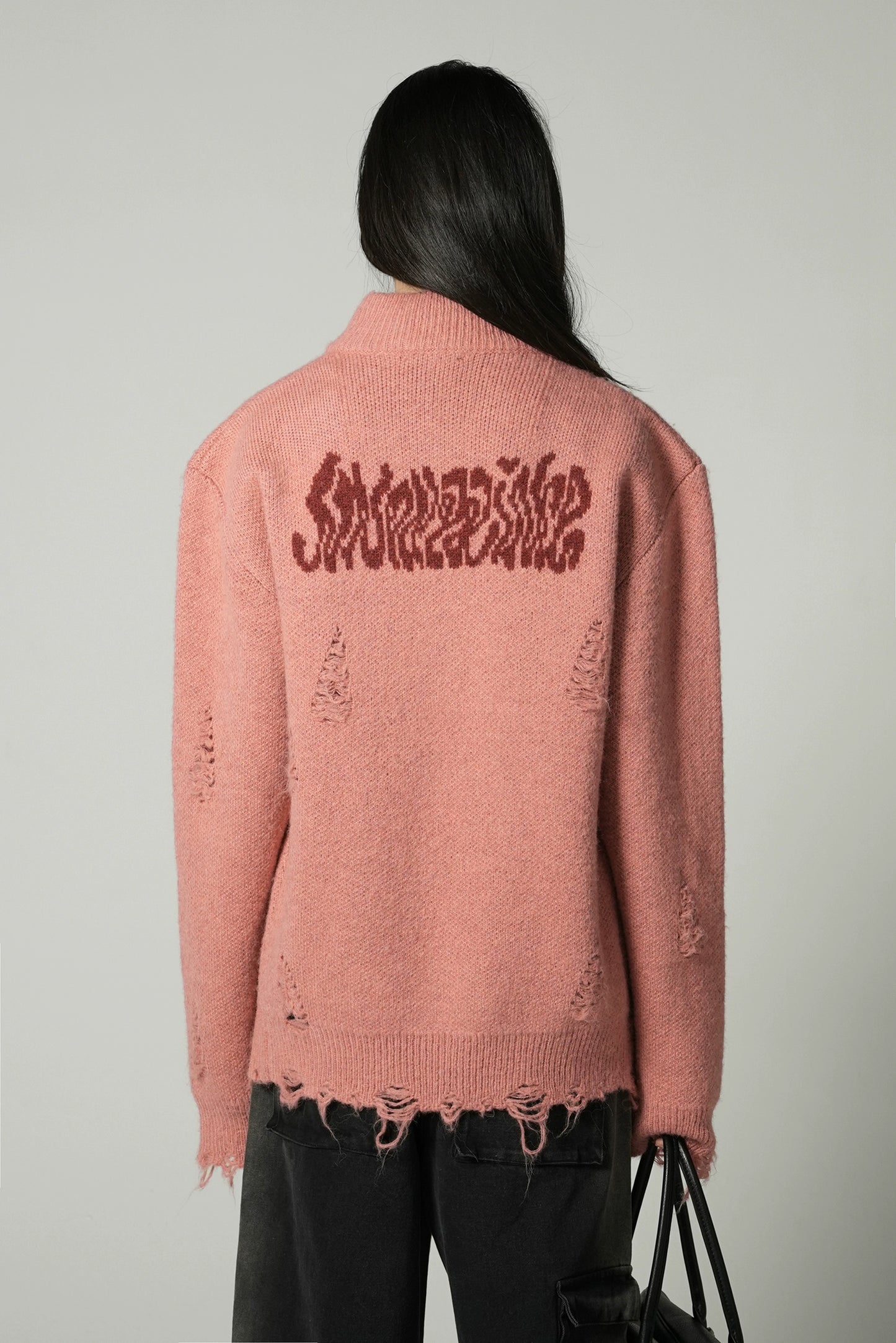 MAISONPRINCE Merino wool Zippered Cardigan Sweater