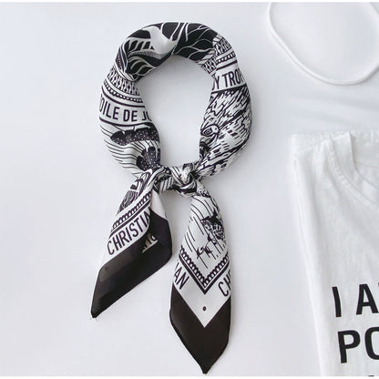 NUBI Square Silk Scarf