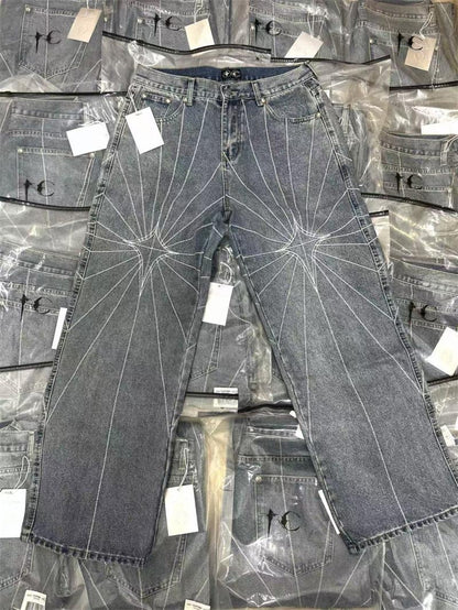 THUG CLUB Chain Stitch Denim Pants