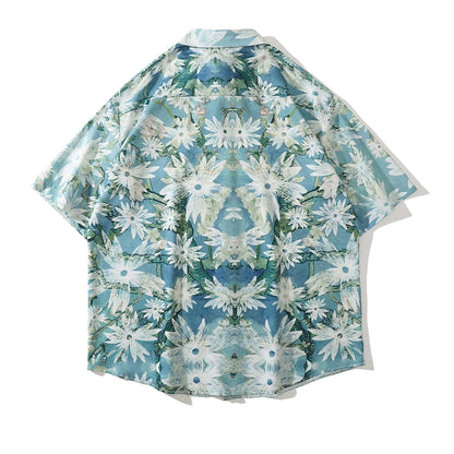 NUBI 'Blue breeze' Short-sleeves Shirt