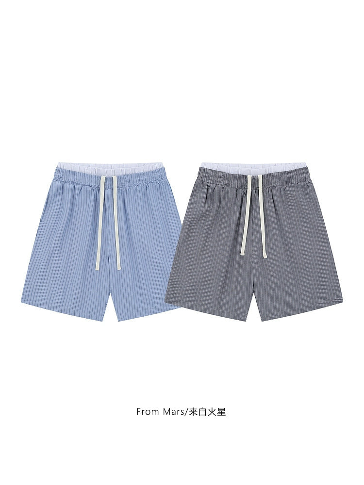 NUBI Double-waisted Slack Track Short