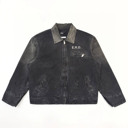 ENFANT RICHE DEPRIME VINTAGE LAPEL ZIP JACKET