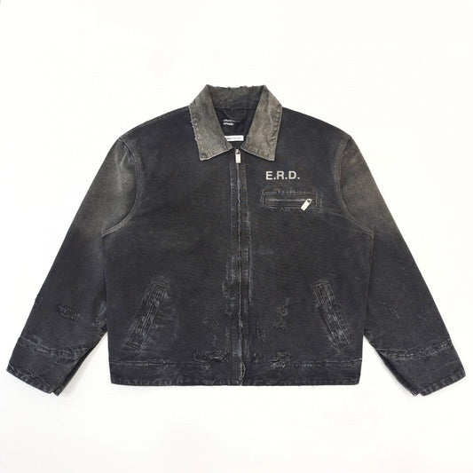 ENFANT RICHE DEPRIME VINTAGE LAPEL ZIP JACKET