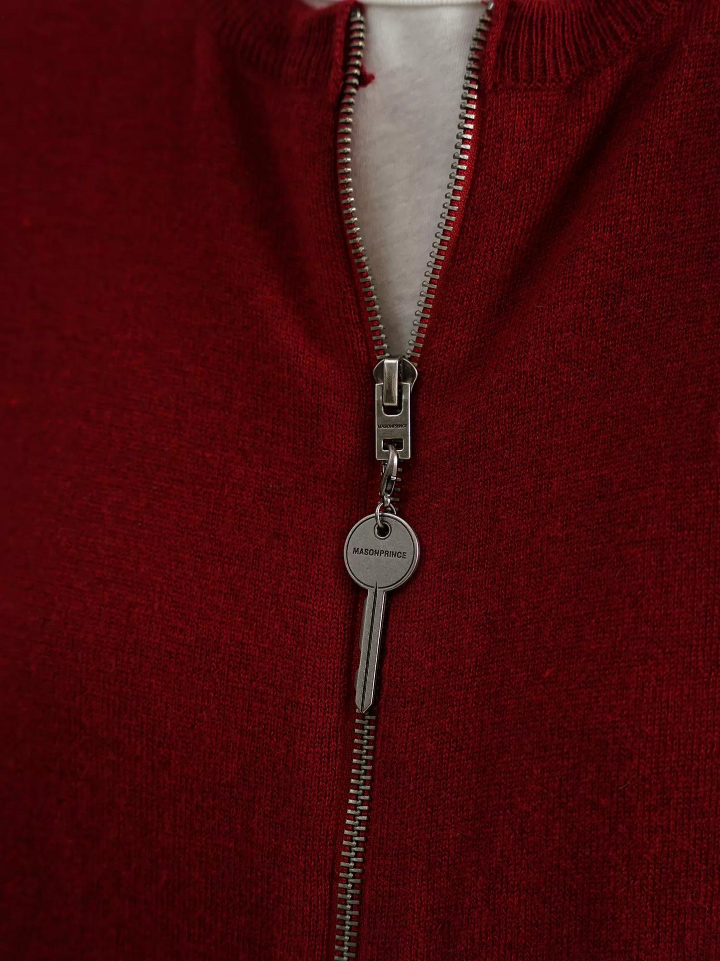MASONPRINCE Wool Crewneck Light Cardigan