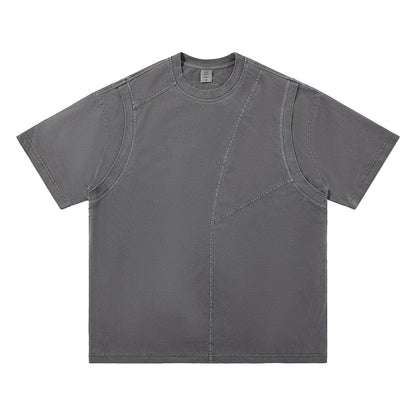 NUBI 'Studded' Oversize Crew neck T-shirt