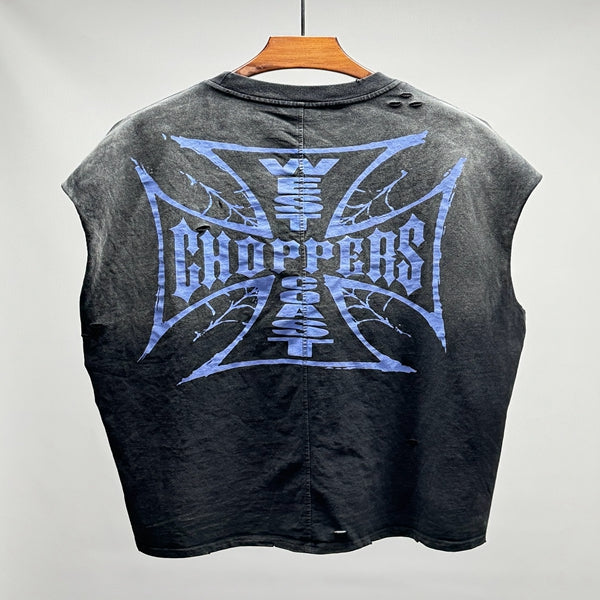 WEST COAST CHOPPERS PURPLE FAMES TANK TOP
