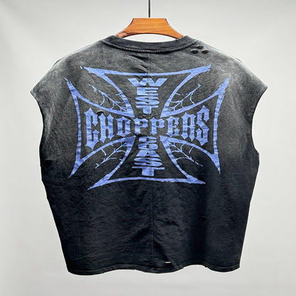 WEST COAST CHOPPERS PURPLE FAMES TANK TOP