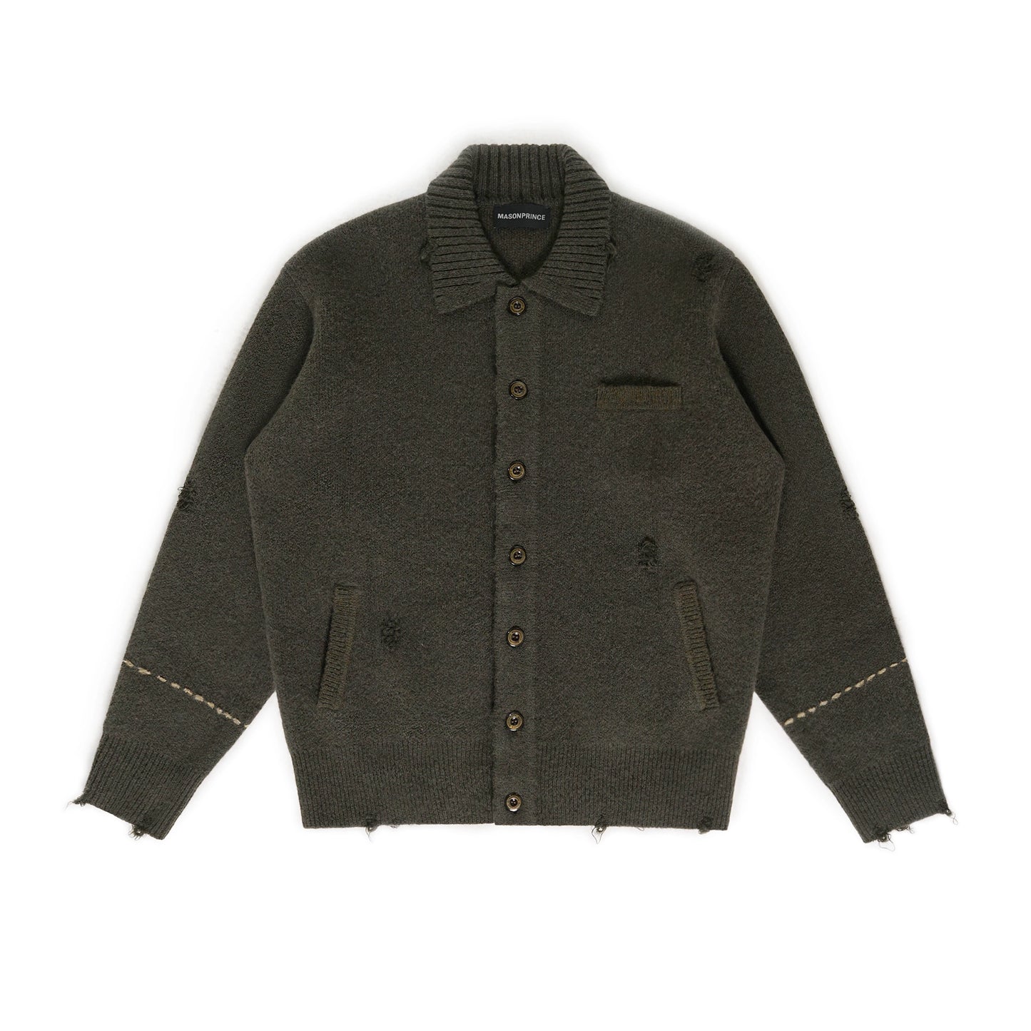 MASONPRINCE Wool Handmade Sweater Cardigan