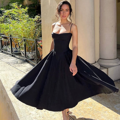 THE French Royal Elegant Suspender Dress
