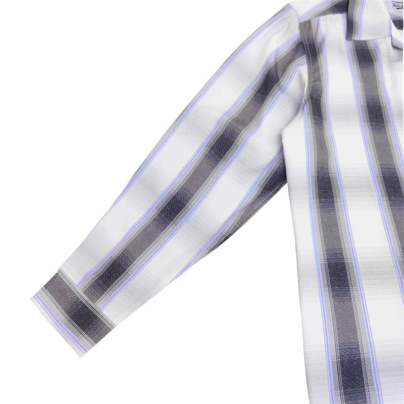 WACKO MARIA Plaid Hawaiian L/S Shirt