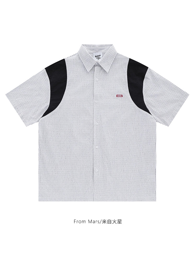 NUBI 'Bold' Striped S/S Shirts