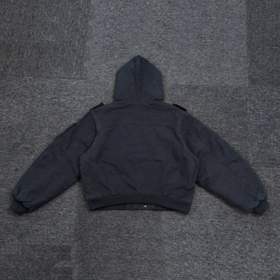ENTIRE W2 BOMBER WASHED DISTRESSED JACKET