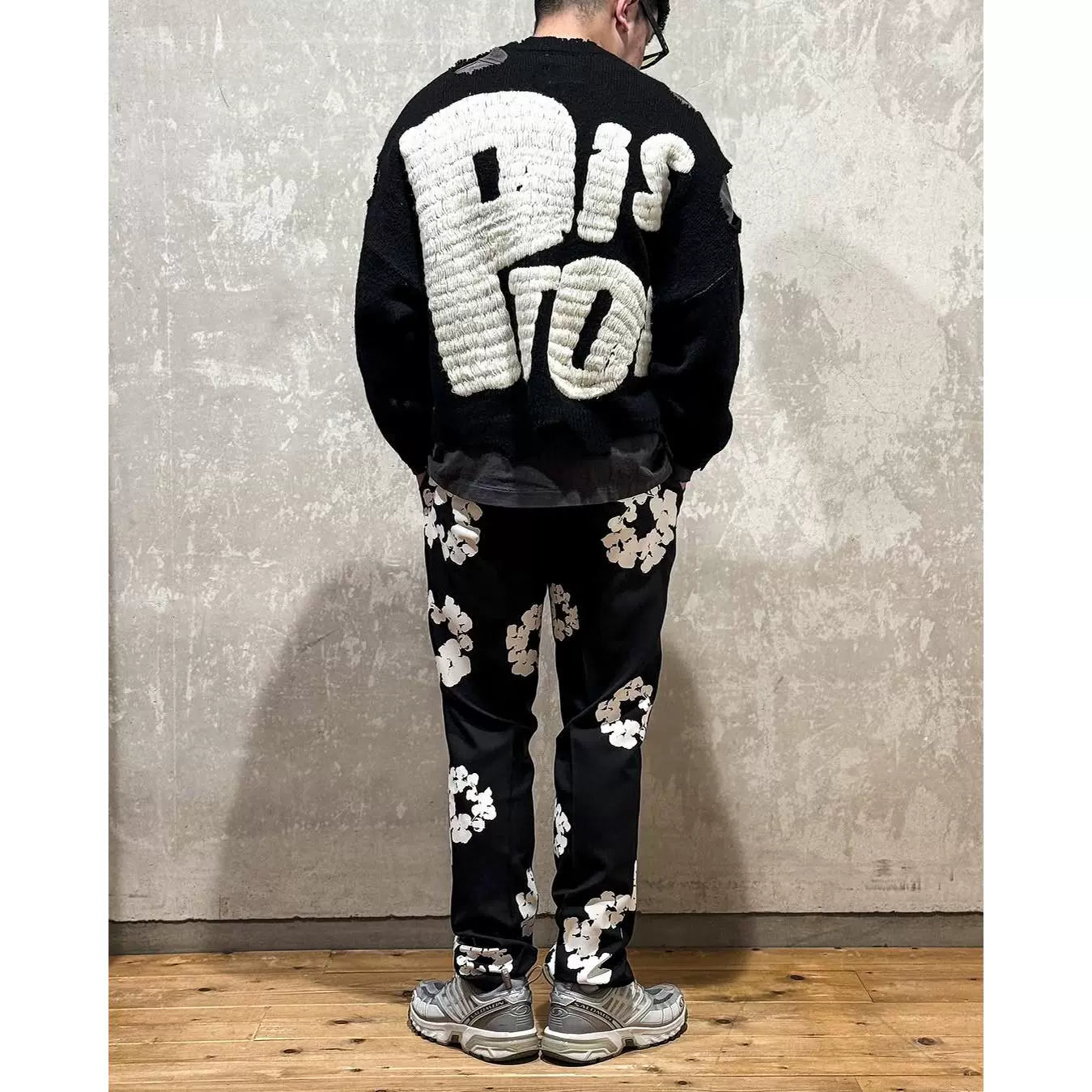 SAINT MICHEAL I AM A SEX PISTOL WOOL SWEATER