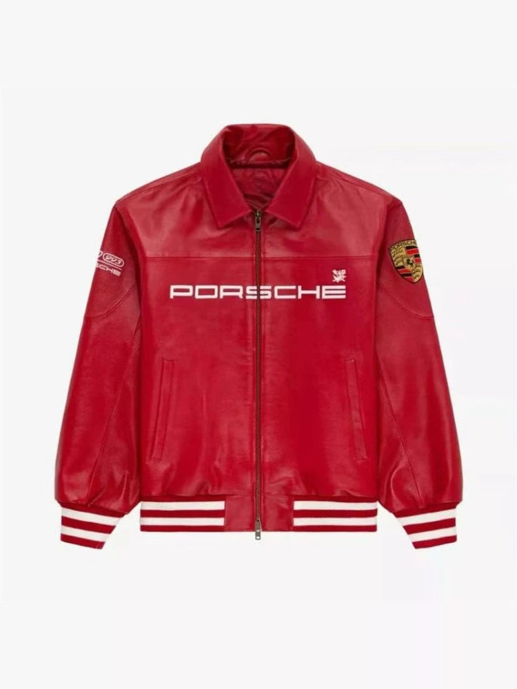 AIME LEON DORE 'Porsche' 993 Racing Leather Jacket