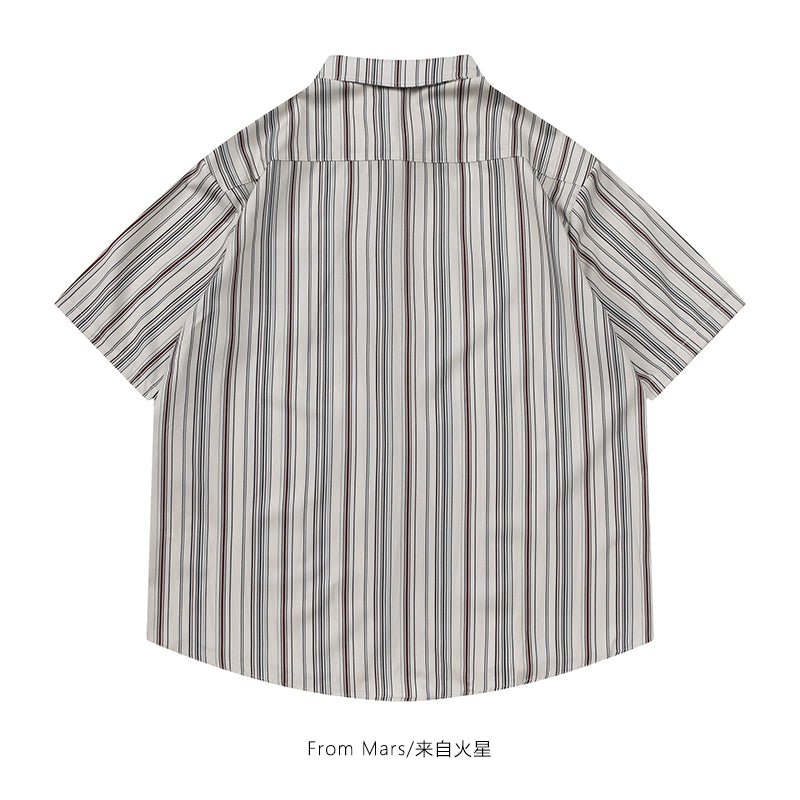 NUBI 'Catalya' Striped S/S Shirt