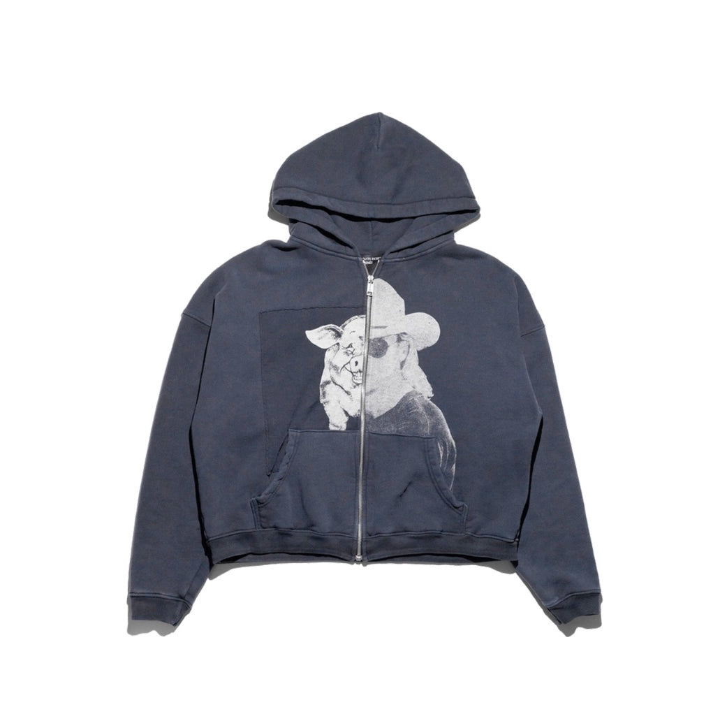 ENFANT RICHE DEPRIME PIG ALLEN JACKSON ASSEMBLAGE HOODIE