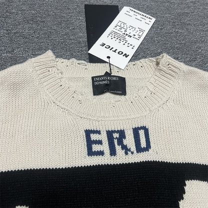 ENFANT RICHE DEPRIME Cashmere Handmade Sweatshirt