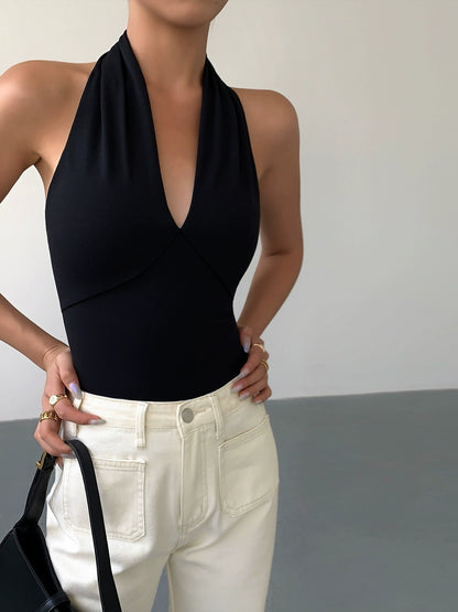 Serene Draped Halter Cami Top