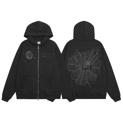 BROKEN PLANET In The Web Zip-up Hoodie