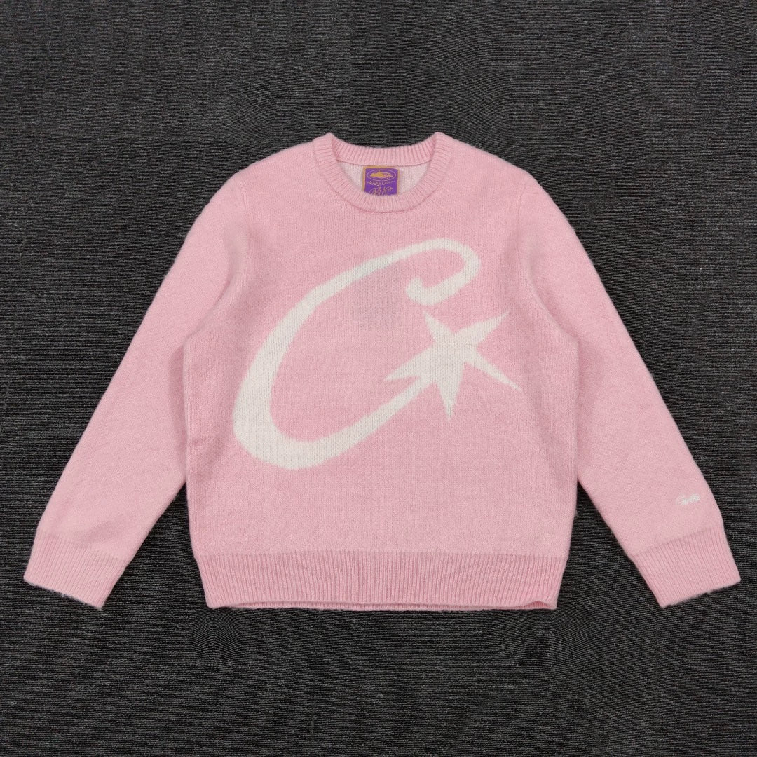 CORTEIZ C STAR MOHAIR KNIT SWEATER