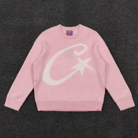 CORTEIZ C STAR MOHAIR KNIT SWEATER [Pink]