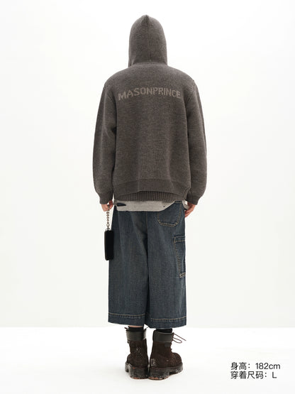 MASONPRINCE Self-Heating Hooded Zipper Cardigan