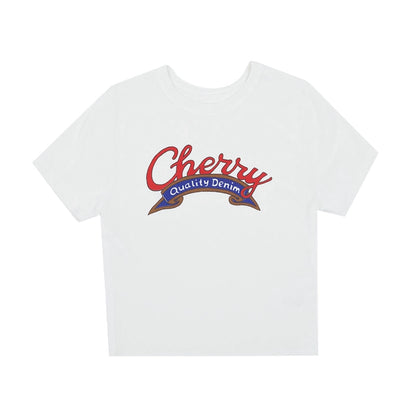 The 'Cherry' Crop-top T-Shirt
