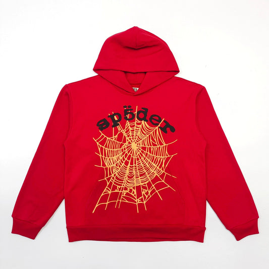 Sp5der Orange Mesh Tracksuit