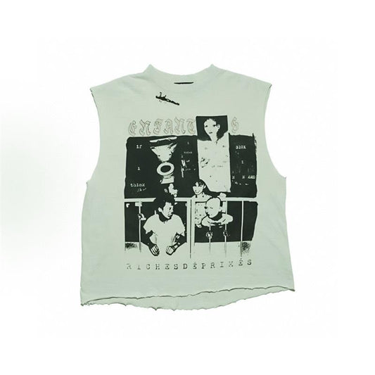 ENFANT RICHE DEPRIME Crew Neck Tank Top