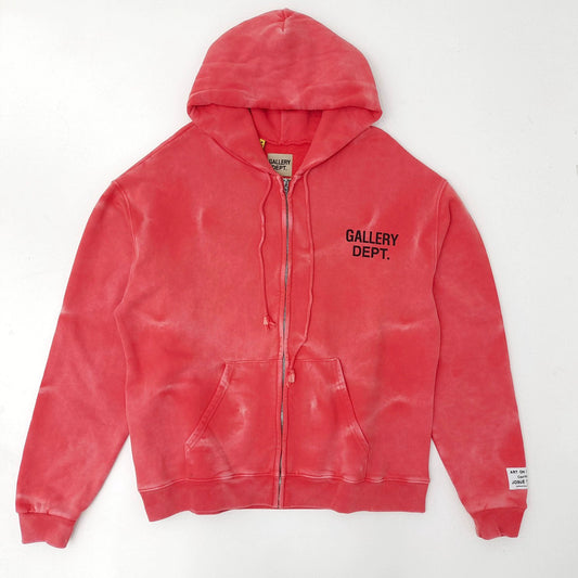 GALLERY DEPT FRENCH ZIP HOODIE [Red]