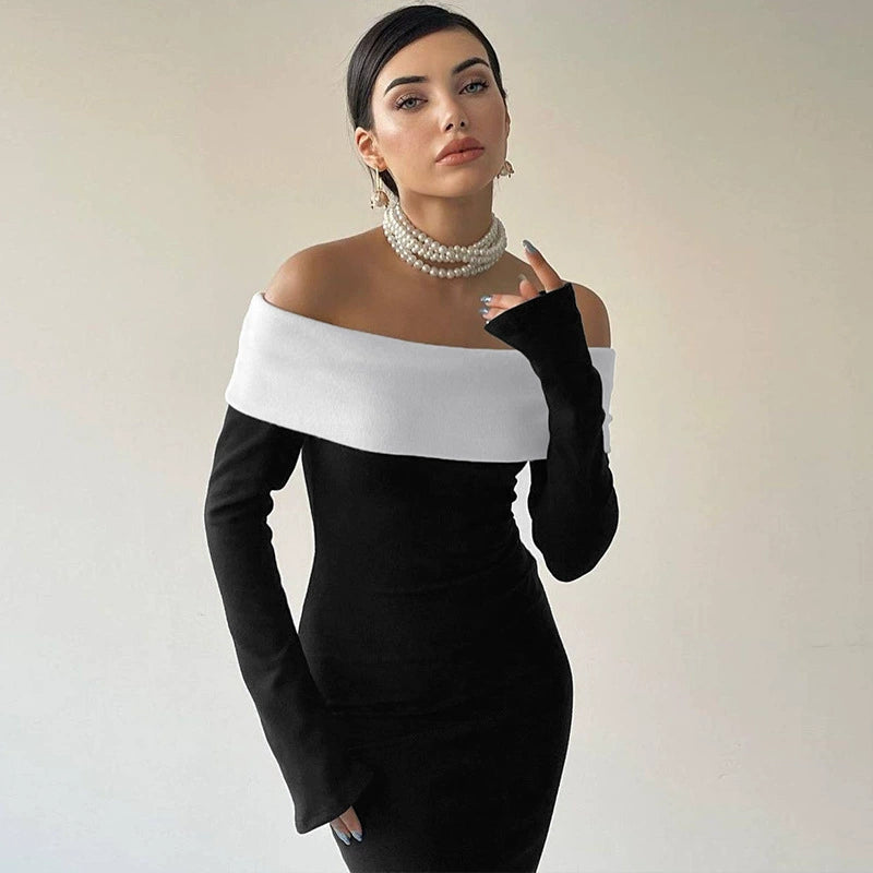 THE 'Martia' STAPPED SHEATH DRESS