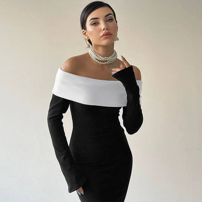 THE 'Martia' STAPPED SHEATH DRESS
