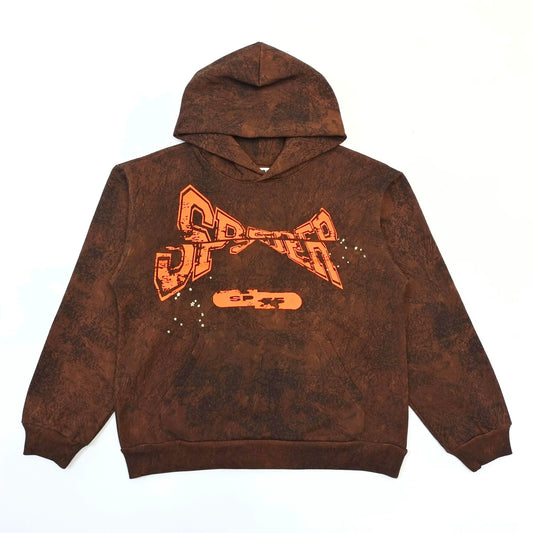 SP5der Orange 5 Black & Brown TRACKSUIT