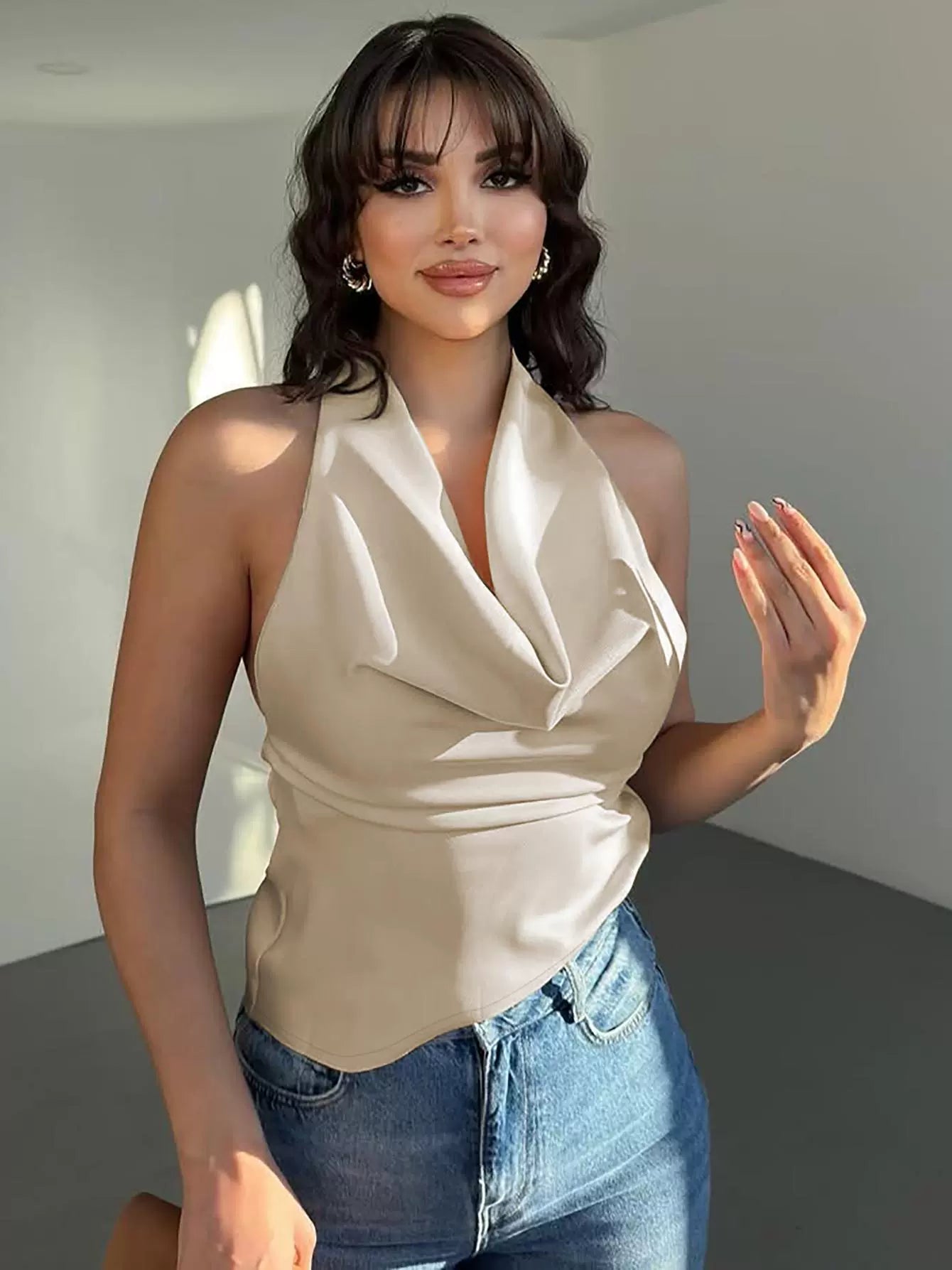 The Kirn Halter Neck Classy Top