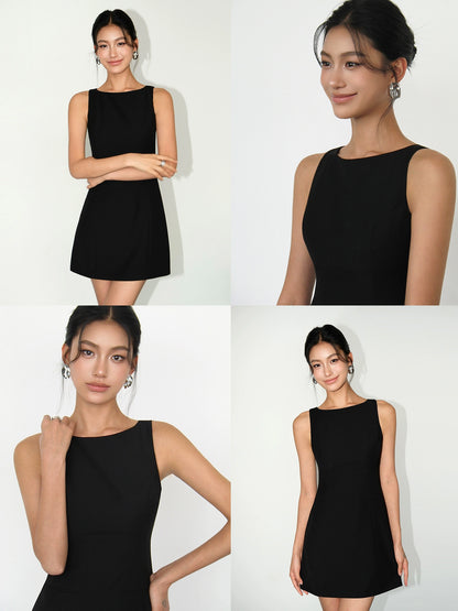 Approche Boat Neck Sleeveless Shealth Dress
