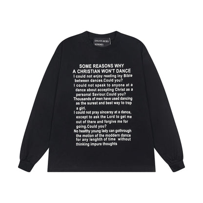 ENFANT RICHE DEPRIME CLASSIC LOGO L/S TEE [Black]