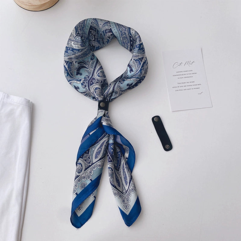 NUBI Square Silk Scarf