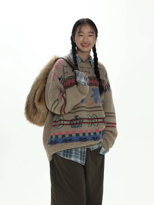 MASONPRINCE  Jacquard sweater