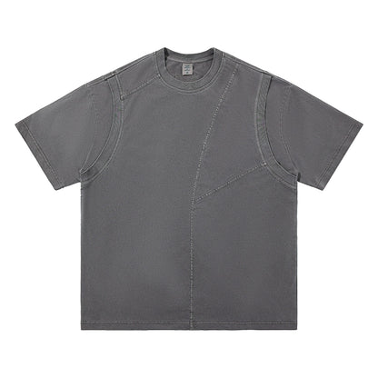 NUBI 'Studded' Oversize Crew neck T-shirt